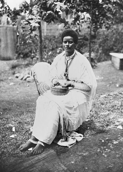 Native of Ethiopia, c. 1900 (b  /  w photo)