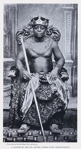 A Native of the Oil Rivers, Niger Coast Protectorate (b  /  w photo)