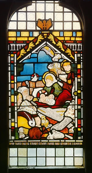 The Nativity, 1861 (stained glass)