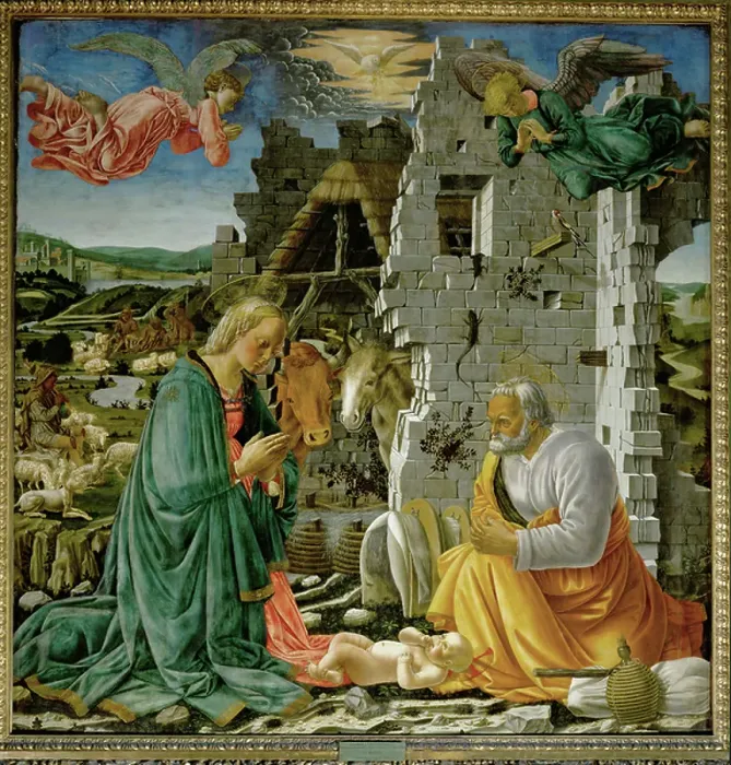 Framed Print : Nativity. ELS9197110 Nativity... by Maitre de la Nativite du Louvre Framed Print : Nativity. ELS9197110 Nativity... by Maitre de la Nativite du Louvre
