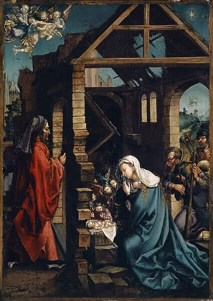 The Nativity of Christ (oil on oak wood)