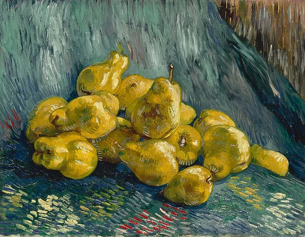 'Nature morte aux coings'(Still Life with Quinces) Peinture de Vincent van Gogh (1853-1890) 1887-1888 Dresden State Art Collections