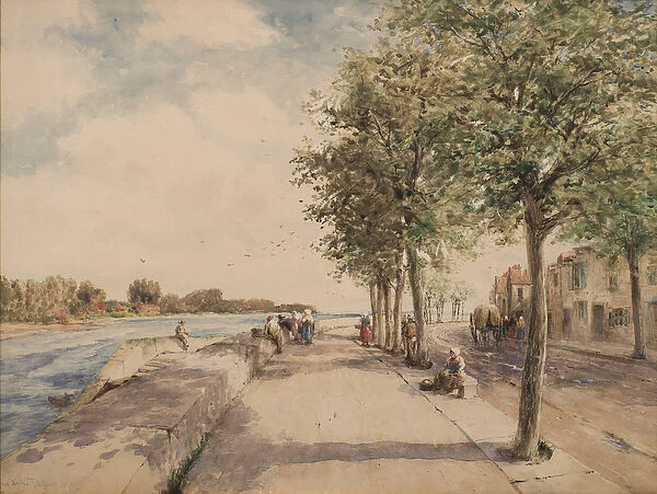 Near Blois, 1879 (w  /  c)
