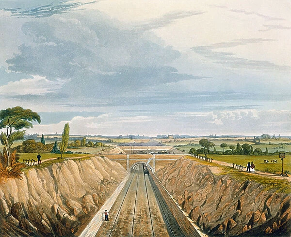 Near Liverpool, looking towards Manchester, plate 11 from