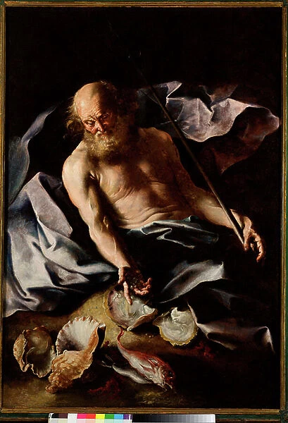 Neptune, 17th century (oil on canvas)