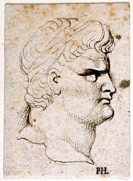 Nero, from ten drawings of eight of the first twelve Caesars