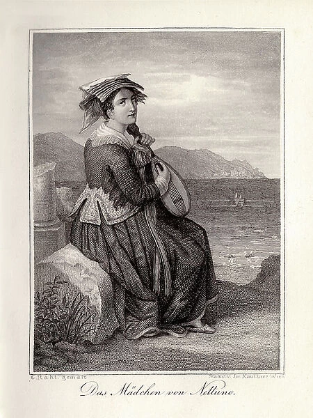 Nettuno's daughter, Vienna 1846 (engraving)
