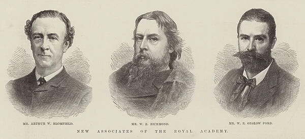 New Associates of the Royal Academy (engraving)