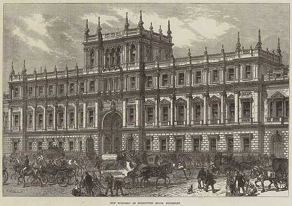 New Buildings of Burlington House, Piccadilly (engraving)