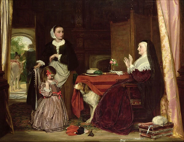The New Dress, 1865 (oil on canvas)