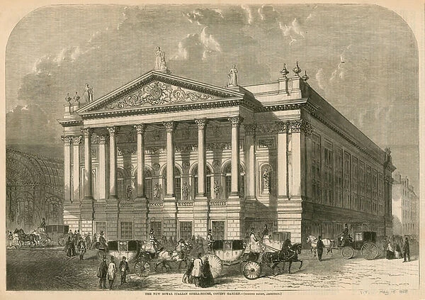 The new Italian Opera House, Covent Garden, London (engraving)