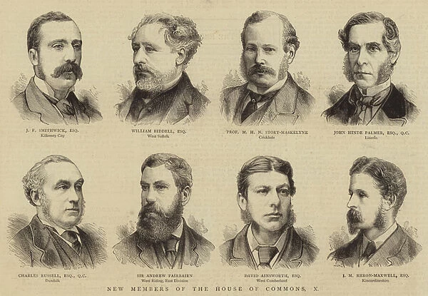 New Members of the House of Commons, X (engraving)