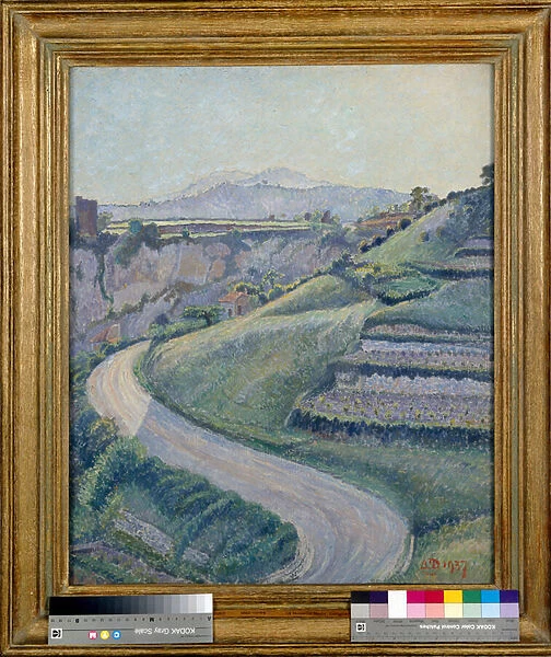 The New Road, Cotignac, 1937 (painting)