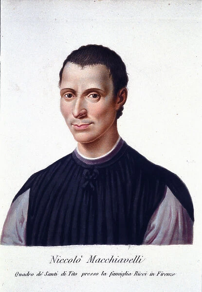 Niccolo di Bernardo dei Machiavelli (Nicolas Machiavel, 1469-1527)