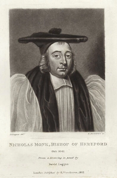 Nicholas Monk, Bishop of Hereford (engraving)