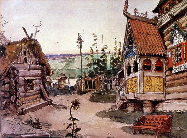 Nina Slobodka Berendeevka by Viktor Mikhaylovich Vasnetsov (1848 - 1926)