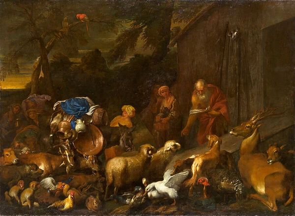 Noah and the Animals Entering the Ark, circa 1630-1632 (oil on canvas)