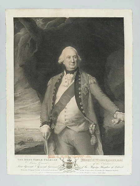 The most noble Charles Marquis Cornwallis, Master General of the Ordnance