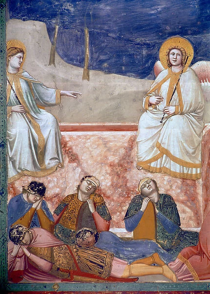 Noli Me Tangere, or the Apparition of Christ to Mary Magdalene, detail of the tomb