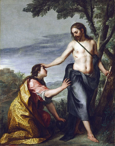 Noli me tangere, by Cano, Alonso (1601-1667). Oil on canvas, after 1640