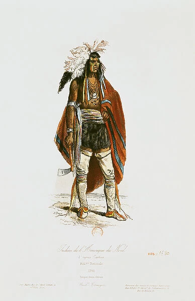 North American Indian, from Modes et Costumes Historiques, engraved by