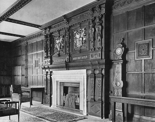 North Side of Dining-Room (b  /  w photo)