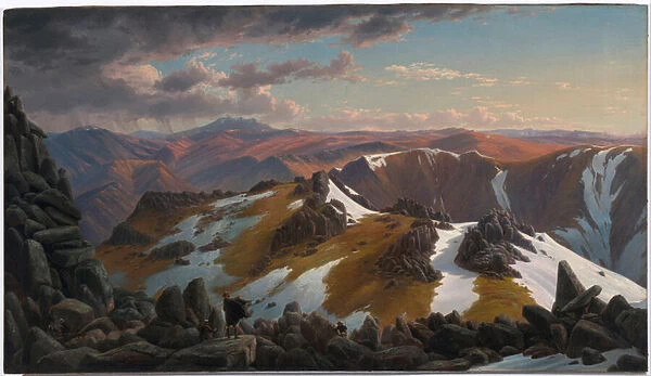 North-east View from the Northern Top of Mount Kosciusko, 1863 (oil on canvas)