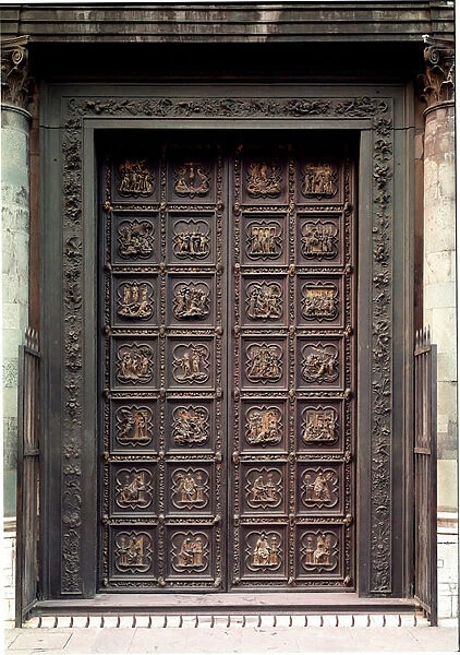 North Gate, called Gate of the Cross, 1424 (Bronze sculpture)