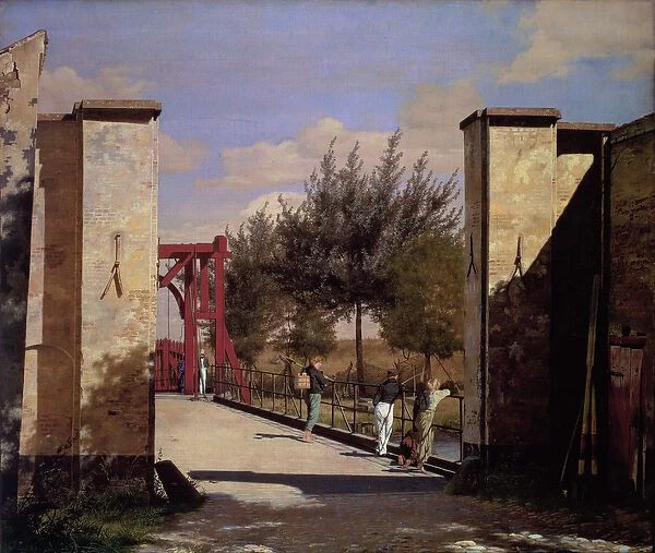 The North Gate of the Citadel, 1834 (oil on canvas)