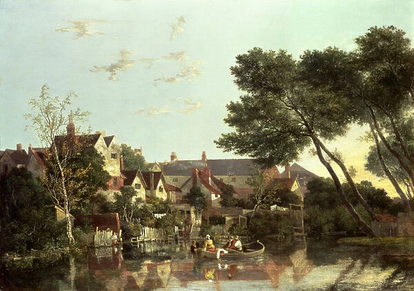 Norwich River, Afternoon, c. 1812-19 (oil on canvas)