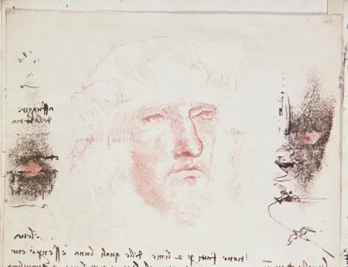 Framed Print : Notes on the Changes of Direction in Flight, manuscript page from Codici Rari III 35 Framed Print : Notes on the Changes of Direction in Flight, manuscript page from Codici Rari III 35