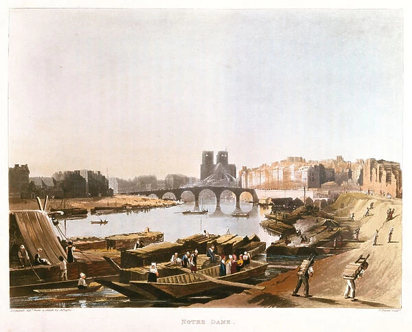 Notre Dame, Ile de la Cite, Ile Saint Louis and the Pont de la Tournelle