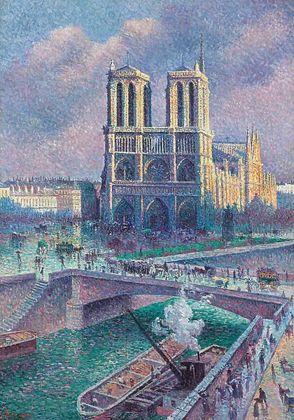 Notre-Dame de Paris, 1900 (oil on canvas)