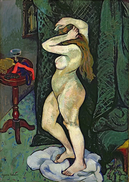 Nude Arranging her Hair, c. 1916 (oil on canvas)