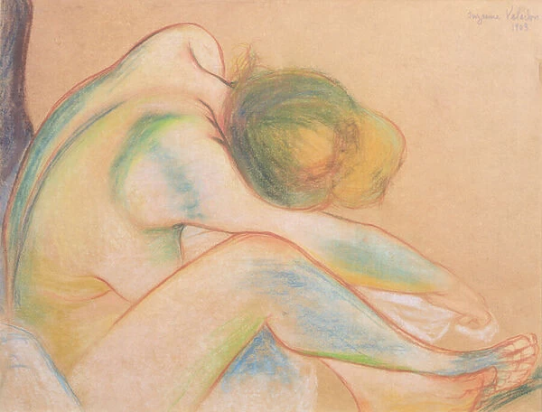 Nude Drying Herself, 1903 (pastel on paper)