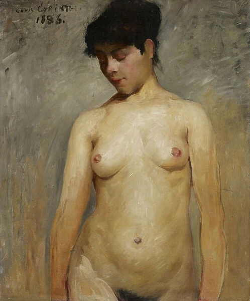 Nude Girl, 1886 (oil on canvas)