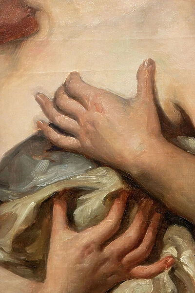 Nude Study, detail, 1878 (oil on canvas)