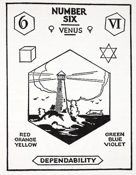 Number Six, Venus (litho)