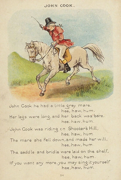 Nursery rhyme: John Cook (chromolitho)