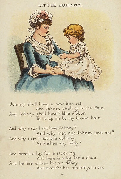 Nursery rhyme: Little Johnny (chromolitho)