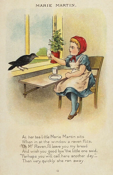 Nursery rhyme: Marie Martin (chromolitho)