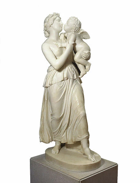 Nymph and Cupid (marble)