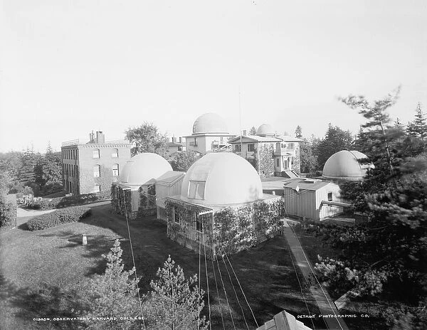 Observatory, Harvard College, c. 1900 (b  /  w photo)