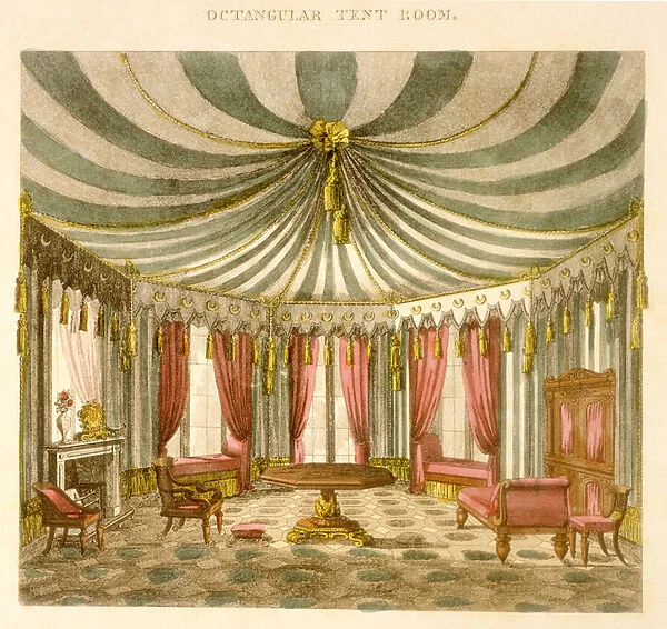 Octangular Tent Room, from Cabinet Makers and Upholsterers Guide