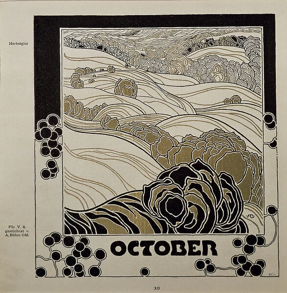 October, 1901 (woodcut)