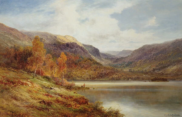 October in the Highlands (oil on canvas)