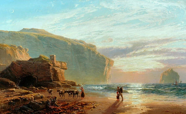 Off the Cornish Coast (Trebariwith Strand), 1877--78 (oil on canvas)