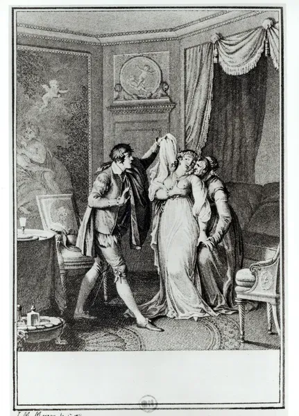 Fine Art Print: Candide and the Old Woman. Art Prints, Posters