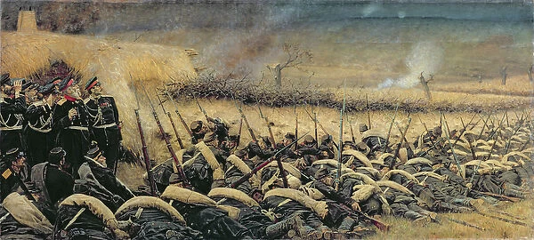 Before the Offensive, 1877-78 (oil on canvas)