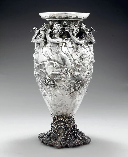 The Ogden Goelet and James Gordon Bennett Cup: a yachting trophy vase, 1894 (silver)